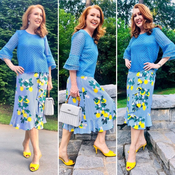 Draper James 2 pieces skirt set from SAKS FIFTH AVENUE - Picture 1 of 15